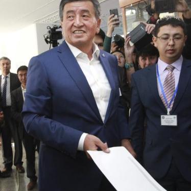 Kyrgyzstan: President-Elect Should Make Rights a Priority 