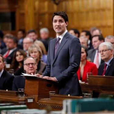 Canada's Prime Minister Justin Trudeau delivers an apology to members of the LGBT Community.