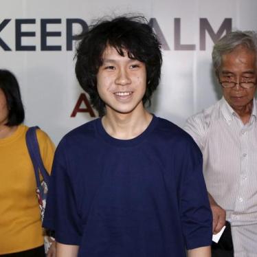 US: Release Singaporean Blogger Amos Yee