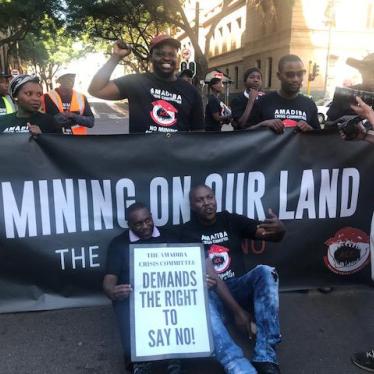 Villagers Demand the Right to Say No to Mining in their South African Community 