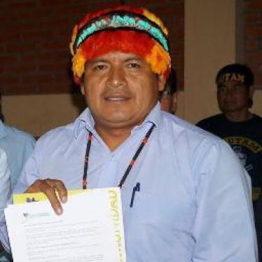 Tribunal ecuatoriano absuelve a líder amazónico