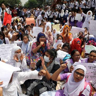 374px x 374px - Bangladesh: Protests Erupt Over Rape Case | Human Rights Watch