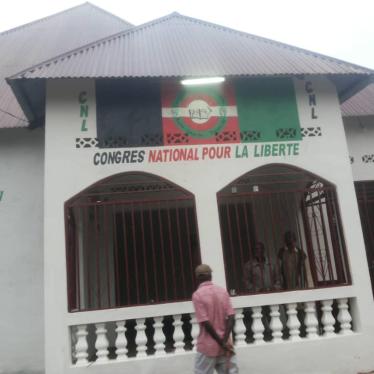 A National Congress for Freedom (CNL) party building in Bubanza province, Burundi, June 8, 2019. The CNL has been able to organize some rallies and meetings since February, but members of the ruling party’s youth league, known as the Imbonerakure, have le
